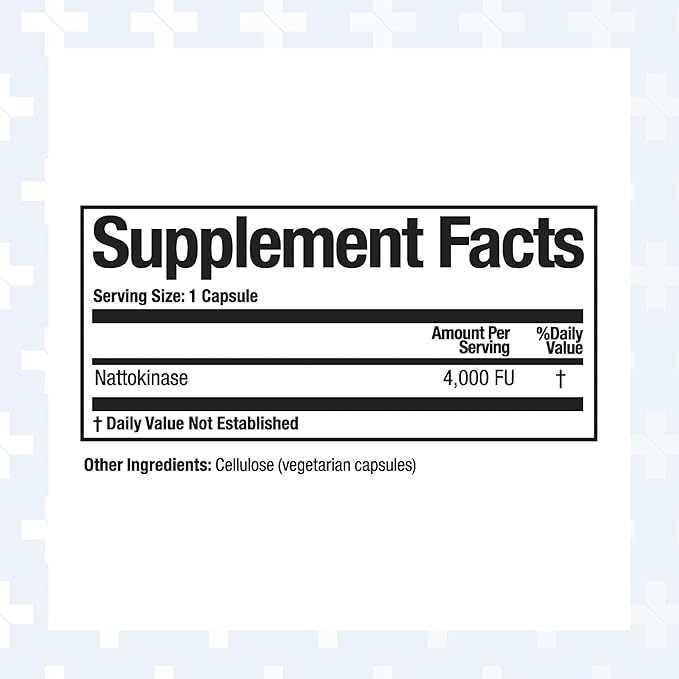 Arthur Andrew Medical Nattovena Pure Nattokinase Supplement Double Strength 4000 FUs per Capsule 180