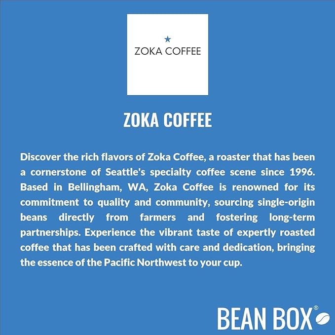 Decaf Tangletown - Roasted by Zoka Coffee - Whole Bean Coffee - 2 Pound Bag