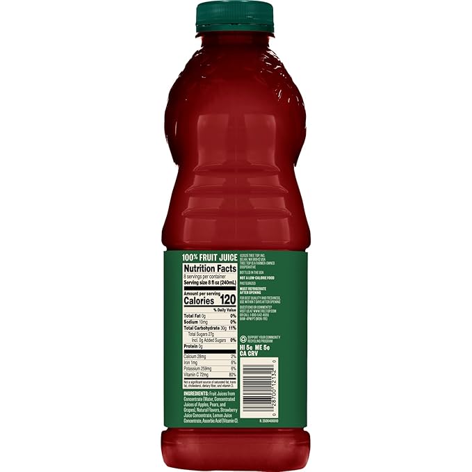 Tree Top Apple Berry Juice 64 Fl Oz (Pack of 8)