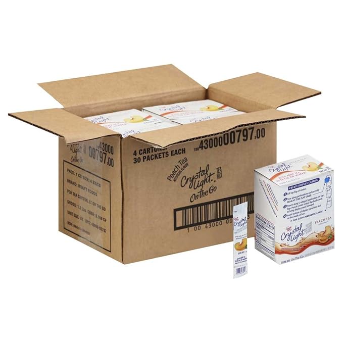 Marjack On-The-Go Mix Sticks .09oz 30/BX Peach Tea