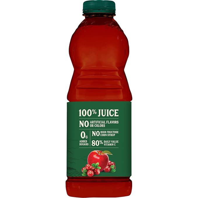 Tree Top Apple Cranberry Juice 64 Fl Oz (Pack of 8)
