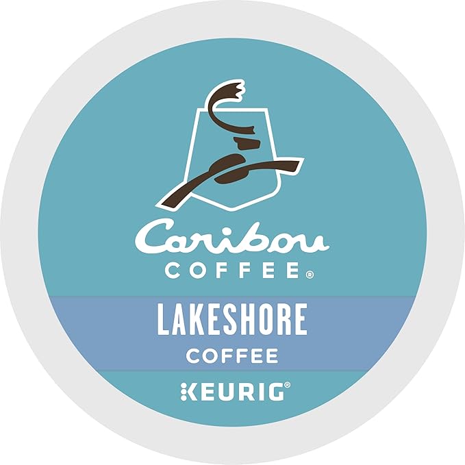 Caribou Coffee Lakeshore Blend Single-Serve Keurig K-Cup Pods Medium Roast Coffee 72 Count