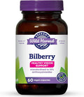 Oregon's Wild Harvest Bilberry Herbal Supplement Vegan Capsules 880 mg 60 Count