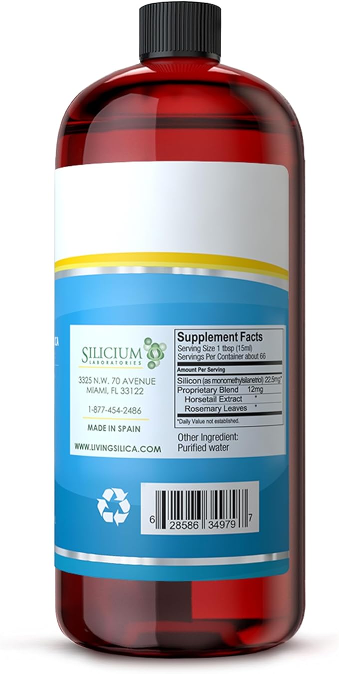 Orgono Living Silica Siliplant | Vegan Collagen Booster | Supports Healthy Collagen and Elastin Production for Joint &amp Bone Support Glowing Skin Strong Hair &amp Nails. 66 Servings