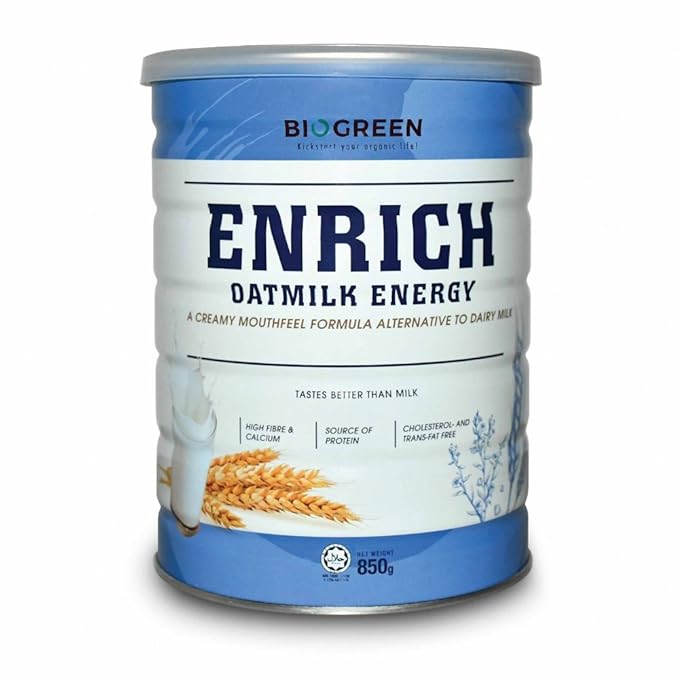 Biogreen Enrich Oatmilk Energy 850g (1 Count)