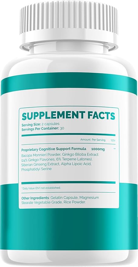 NeuroMax Pro Supplement Capsules – Neuro Max Pro All-Natural Maximum Strength Formula Focus Memory Support and Reviews (1 Pack – 60 Capsules)