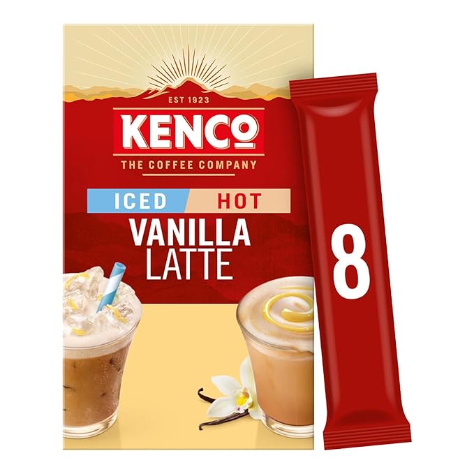 Kenco Instant Coffee Sachets - Pick Any 6 Packs From 9 Blends Including Almond Vanilla Oat Baileys Latte Cappuccino Flat White Iced Hot Salted Caramel