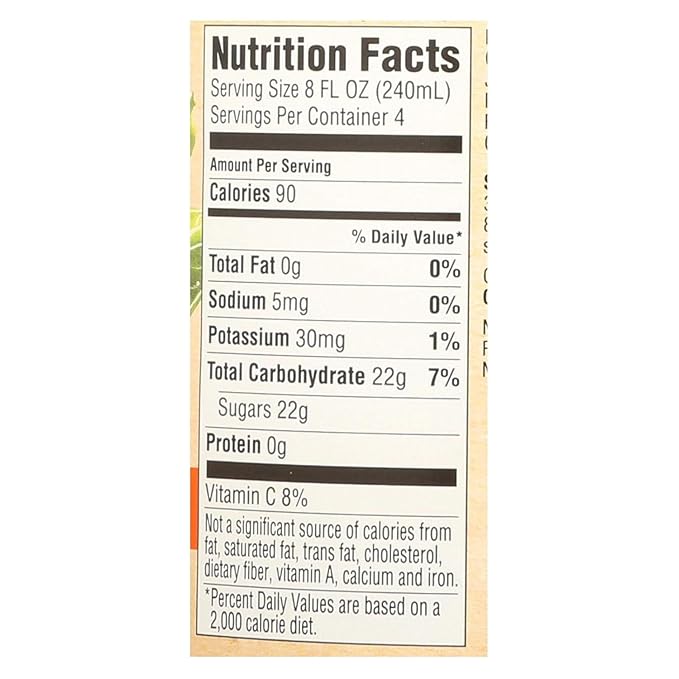 Juice Lemonade Peach Organic (Pack of 12)