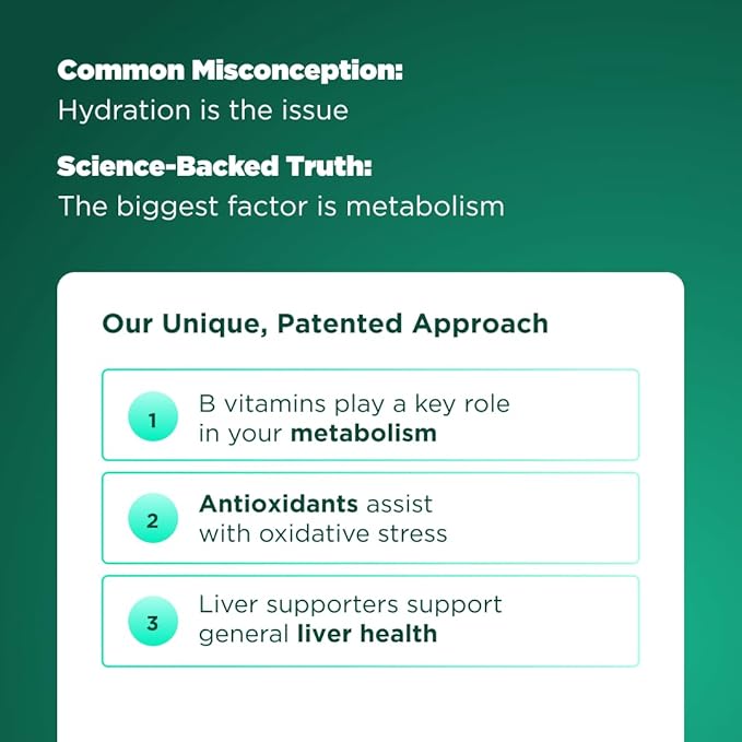 H-PROOF The Anytime You Drink Vitamin Liver Health &amp Immunity Support with Electrolytes Milk Thistle and Vitamins B &amp C - 40 Chewable Tablets (20 Servings) Vegan Green Apple