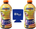 (Pack of 2) Sunsweet Amazin Prune Juice with Pulp 48 Fl Oz (Miras Trademark Foam Can Cooler Included!)