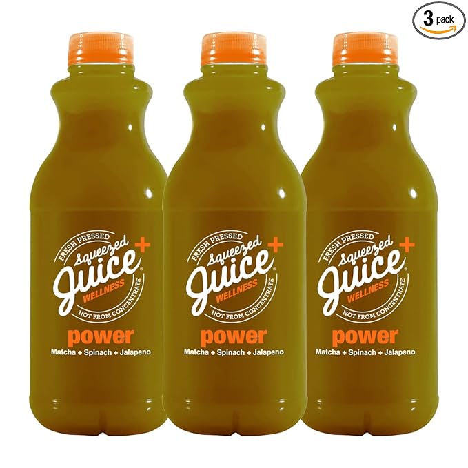 Squeezed Juice Functional POWER - 32 FL OZ Multi-Serve Bottles 3 Pack - 100% Juice