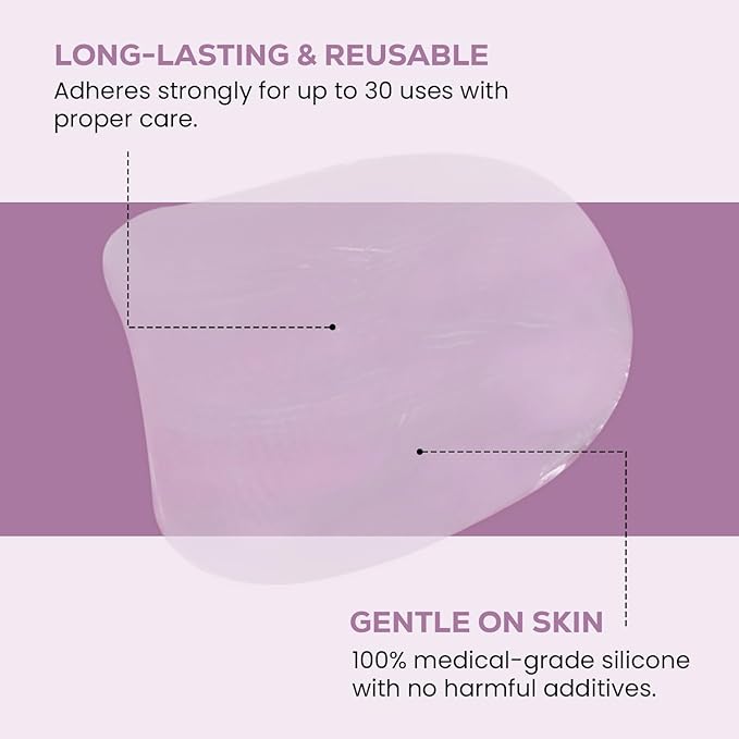 Kami Pure Silicone Hand Wrinkle Patches Anti-Aging Collagen Filler Pads Hydrate Plump &amp Smooth Skin Reusable Single Pack