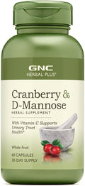 GNC Herbal Plus Cranberry D-Mannose 60 capsules