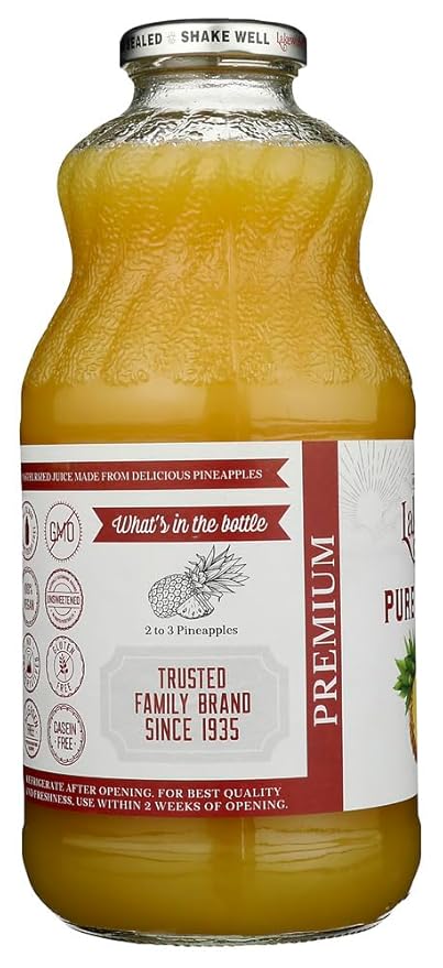 Juice Pure Pineapple 32 FO (Pack of 12)
