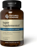 Nature's Sunshine Super Supplemental: Complete Multivitamin with Minerals Antioxidants &amp More for Nutritional Gaps Overall Health Immune &amp Energy Support. 120 Tabs