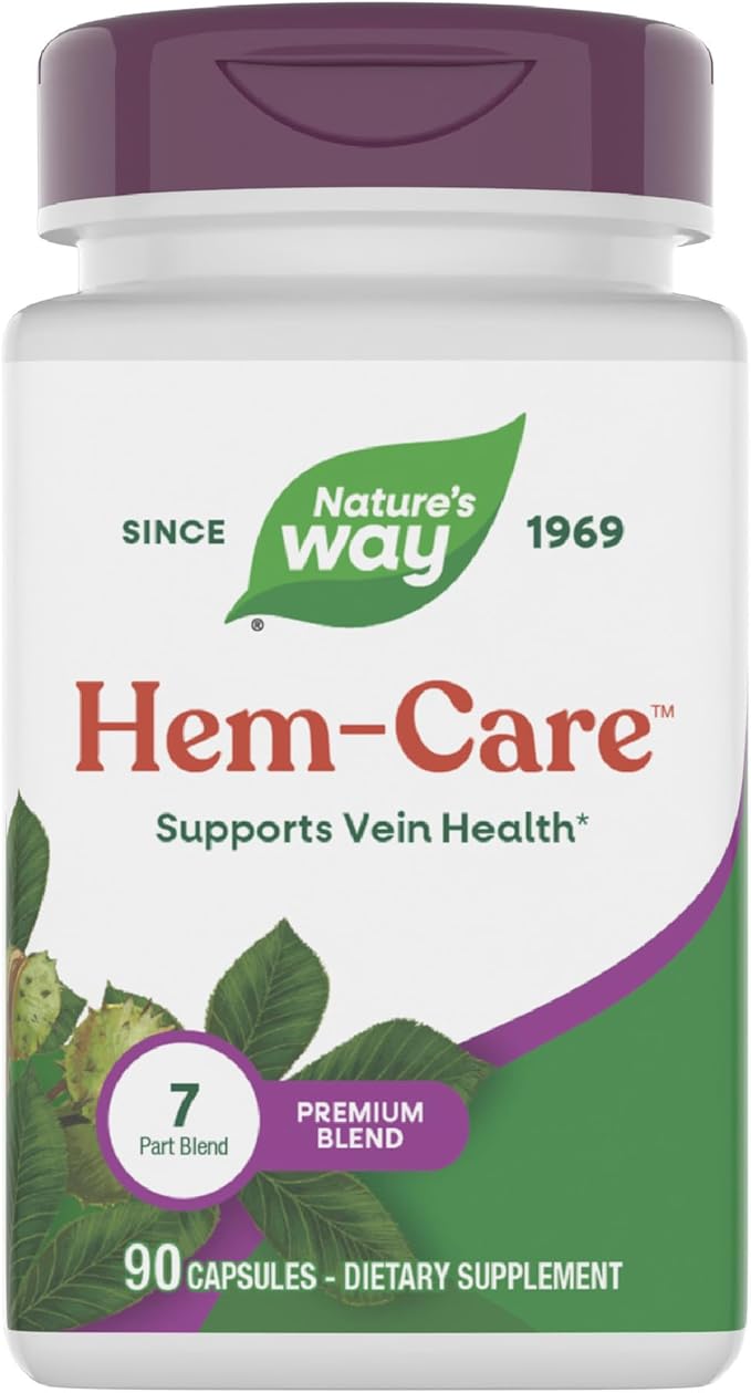 Nature's Way Premium Hem-Care Unique Vein Health Blend* 90 Capsules