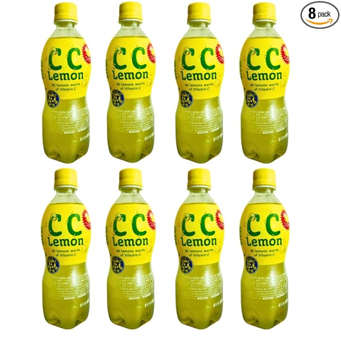 CC lemon Softdrink by Suntory Japan Vit C drink (8 bottles)