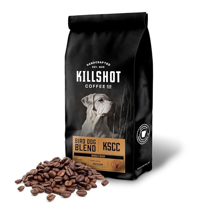 Killshot Coffee Whole Bean - 12 Ounce Bag Medium Roast (12 oz Bird Dog Blend)