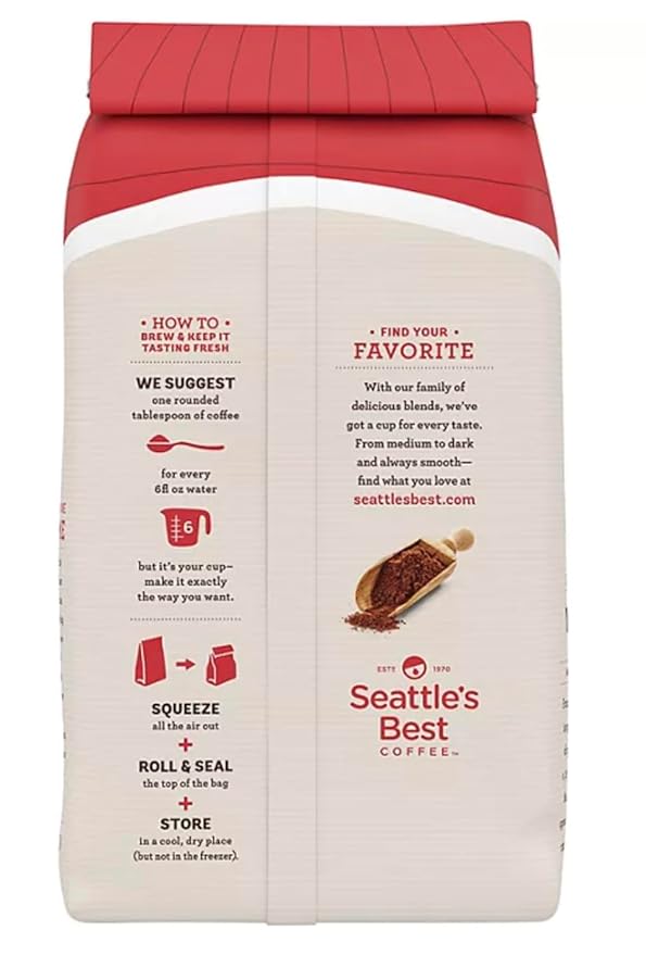 Seatle's Best Coffe 6th Avenue Bistro Ground Coffee (32 oz.)(PACK OF 2)