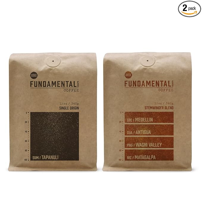 Bean Box Coffee Sampler - Dark Roast 2-Pack Freshly Ground Gourmet Coffee