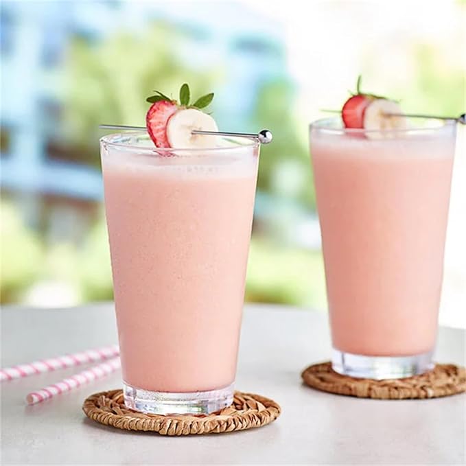 FixtureDisplays Strawberry Banana Fruit Smoothie Mix 64 Fluid ounce WS-513SMSTRBAN-NF