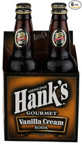 Hank's Soda Vanilla Cream 4 Pack 48 fl oz (Pack of 6)