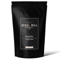 Steel Mill Coffee Co. | Caramel Gourmet Flavored Coffee | 2 LB Bag | Whole Bean | Medium Roast | Rich Caramel Notes | 100% Arabica Beans | Vegan Gluten-Free Sugar-Free