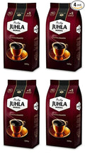 Paulig Juhla Mokka Dark Roast bean Coffee 4 Packs of 500g