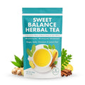 Zyzven Naturals Sweet Balance Herbal Tea - Ginger Amla Cinnamon Lemon Peel Blend - 30 Servings 80g Loose Leaf Tea for Daily Wellness &amp Blood Sugar Support Tea
