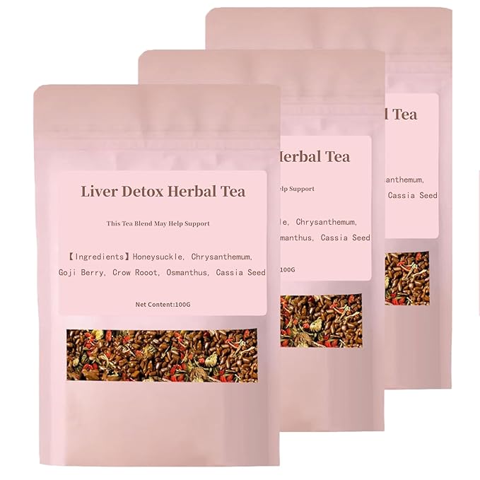 Liver Detox Herbal Tea 100 G Kidney And Liver Detox Tea Dandelion Chrysanthemum Cassia Seed Goji Berry Tea Chinese Kidney &amp Liver Health Tea Bags (3pcs)
