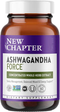 New Chapter Organic Ashwagandha Supplement One Capsule a Day of Adaptogens for Stress Relief Mood Support &amp Energy Vegan 60 Count