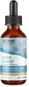 BIORAY Daily Liver Lover - 2 fl oz - Supports the Liver &amp Adrenals - Non-GMO Vegan Gluten Free