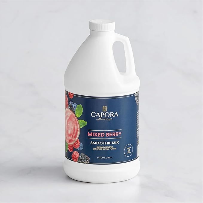 FixtureDisplays Mixed Berry Fruit Smoothie Mix 64 Fluid Ounce WS-513SMMIXBRY-NPF