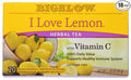 Bigelow Herbal Tea I Love Lemon 20 BAG (Pack of 18)18