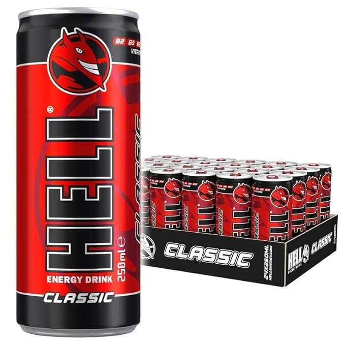 SORINA Hell Energy Drink 24 cans 250 ml each including deposit