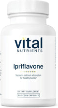 Vital Nutrients Ipriflavone 600mg - Isoflavone Support for Healthy Bones and Calcium Absorption - Gluten Dairy Soy Free - Non-GMO - 90 Capsules