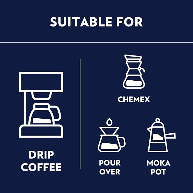 Lavazza Top Class Filtro Ground Coffee Medium Roast 8 Ounce (Pack of 6)