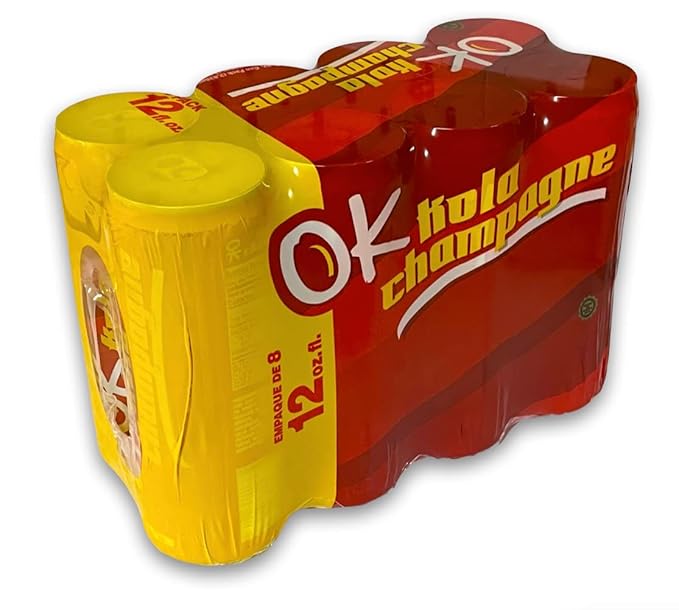 Ok Kola Champagne - Puerto Rico Soda (8 Pack)