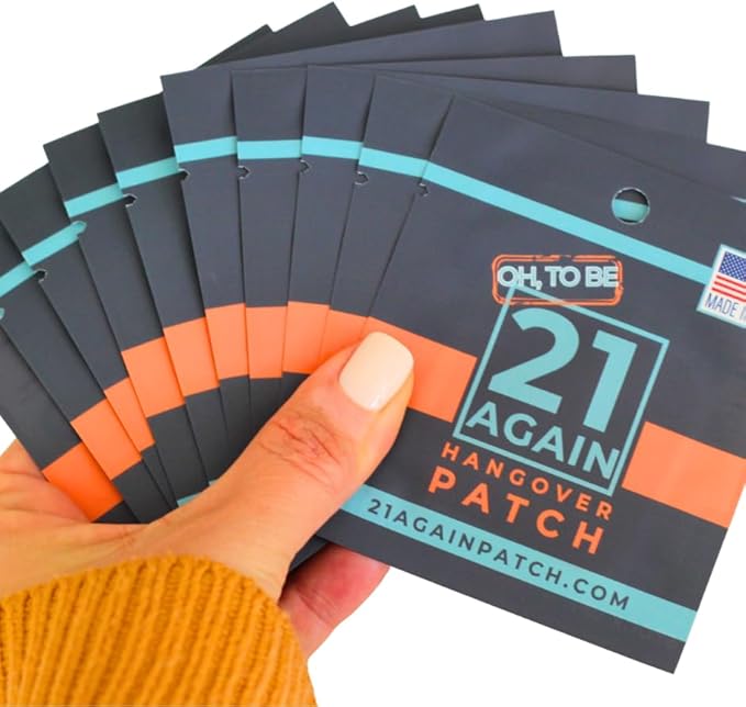 21 AGAIN Recovery Patch - Waterproof - 100% Made in The USA - 10 Pack