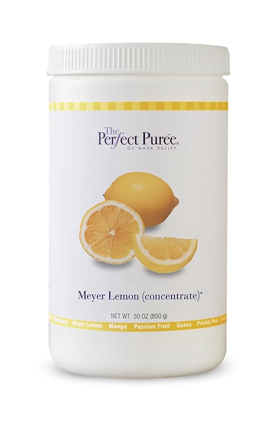 The Perfect Puree Meyer Lemon Concentrate Puree 30 Ounce - 6 per case.