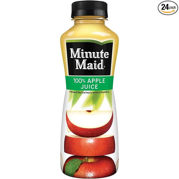Minute Maid Apple Juice 12 Oz Pack of 24