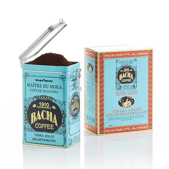 Bacha Coffee | Terra Dolce Fine Flavoured Ground Beans Medium Dark Roast 100% Arabica Specialty Coffee 350g Autograph Collection Gift Box