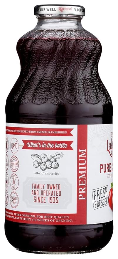 Lakewood Pure Cranberry Juice 36x 32OZ