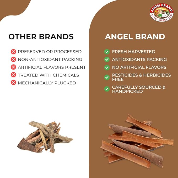 Angel Brand Mauby Bark 1.5 Lbs Pouch - Mauby Sourced from Finest Botanical Sources - Unique Blend of Bitter and Sweet Notes - Perfect for Crafting Traditional Mauby Drink Sodas and Cocktails