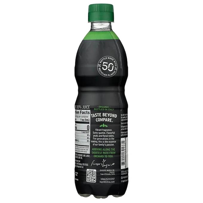 Ingrilli Organic Lime Squeeze 16 Fl Oz Bottle (Pack of 6)