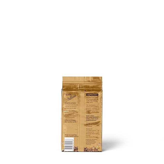 Vittoria Coffee Espresso 100% Arabica Ground Coffee - 200g