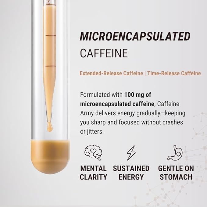 CAFFEINE ARMY Coconut Cake | Comprehensive Functional Coffee with MCTs CoQ10 Collagen and Adaptogens: Clean Energy + Supports Daily Attention No Jitters or Crash (13.4 oz 38 Servings)