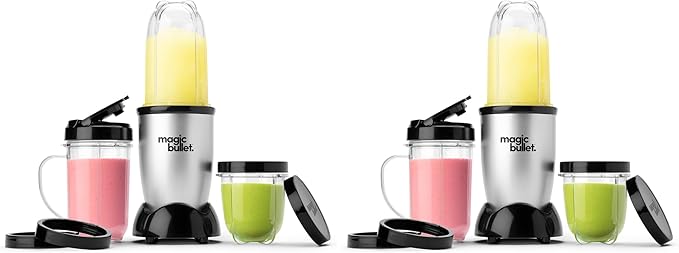 Magic Bullet BlenderSmallSilver11 Piece Set(Pack of 2)