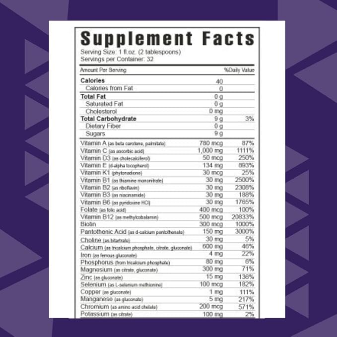 Youngevity Ultimate Classic® - Mega Multi-Vitamin &amp Mineral Complex - 16 Vitamins 70+ Minerals 12+ Amino Acids Grape Seed CoQ10 and More - Highly Absorbable Liquid (32 Fl Oz - Pack of 1)