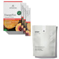 Arbonne Ginseng Energy Supplements (Peach Mango) with GutHealth Prebiotic Fiber Powder